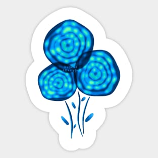 Blue beetroot Sticker
